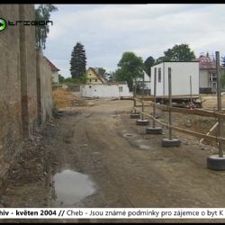2004 – Cheb: Jsou známé podmínky pro zájemce o byt K nemocnici (TV Západ)