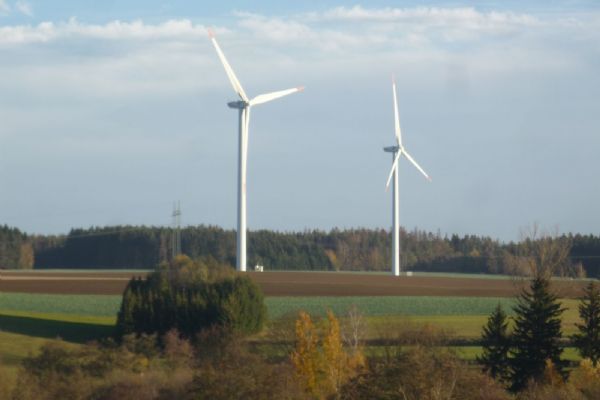 Prohlídka větrných elektráren u Věžnic