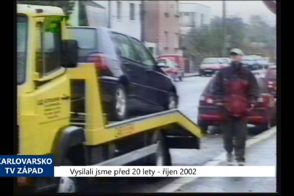 2002 – Cheb: Od nového roku budou strážníci nařizovat odtahy aut (TV Západ)