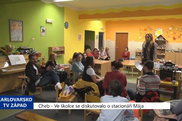 Cheb: Ve školce se diskutovalo o stacionáři Mája (TV Západ)