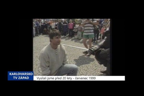 1999 - Cheb: Návštěva Jana Železného (TV Západ)