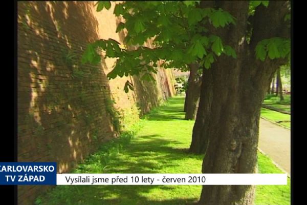 2010 – Cheb: Opravy opevnění hradu budou pokračovat (4060) (TV Západ)