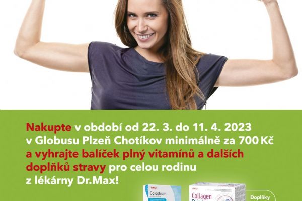 Vyhrajte vitaminové balíčky s Globusem a Dr.Maxem 