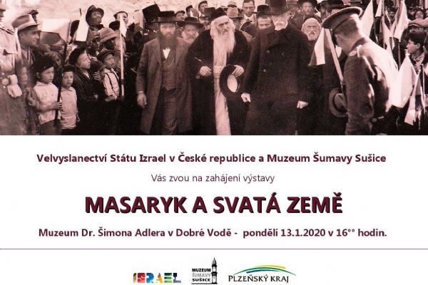 Muzeum v Dobré Vodě zve na výstavu Masaryk a Svatá země