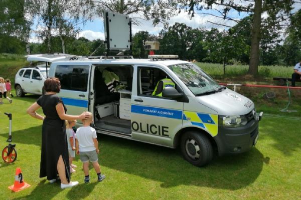 Na dětský den přijela i policie