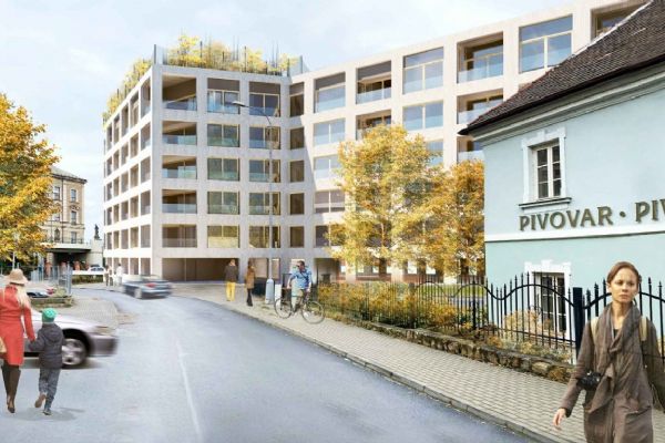 Investory do nemovitostí láká bytový dům Truhlářská v centru Plzně, k prodeji zbývá již jen 32 volných bytů