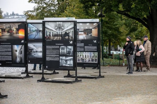 Panelová výstava představuje novou podobu komplexu městských lázní