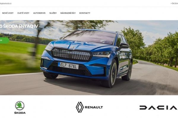 UNIWEB vytvořil nový web pro autosalon Auto CB v Plzni