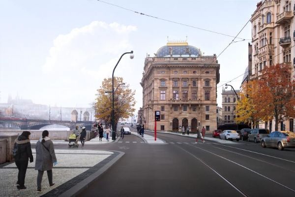 Plynulá MHD, nové zastávky a stromy, širší chodníky i čistší vzduch. Centrum Prahy čeká největší proměna za poslední desítky let