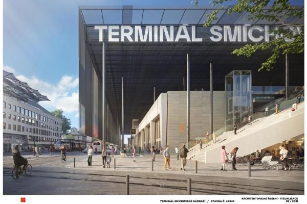 Praha pokračuje v přípravách výstavby Terminálu Smíchovské nádraží a zpřesňuje jeho podobu