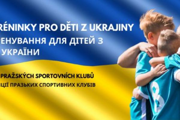 Pražské sportovní kluby připravily tréninky pro děti z Ukrajiny