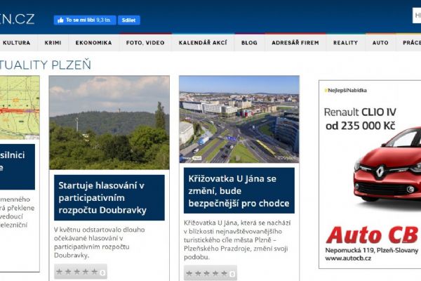 REGIONPLZEN.CZ - zpravodajský portál pro Plzeňský kraj