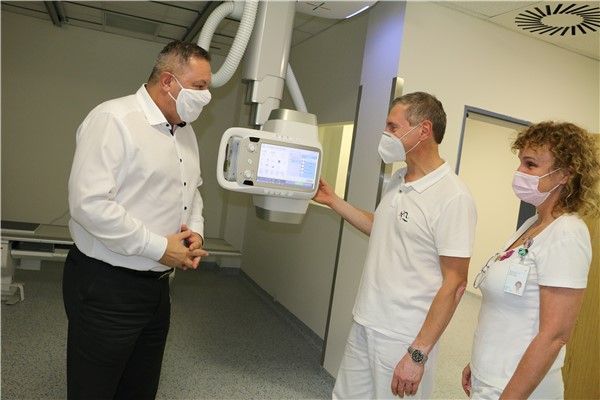 Krajská zdravotní zprovoznila na infekčním oddělení ústecké Masarykovy nemocnice rentgen