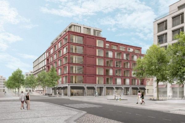 Nový městský bytový dům v Praze 7 bude mít zelenou střechu a dětskou skupinu