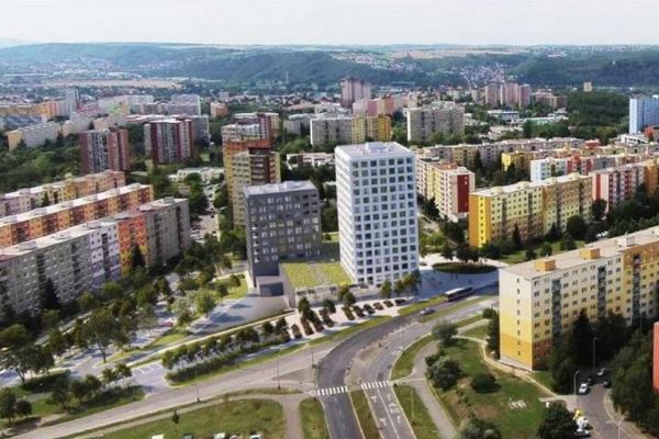Praha 12 považuje i novou podobu bytového domu Dvě věže za předimenzovanou