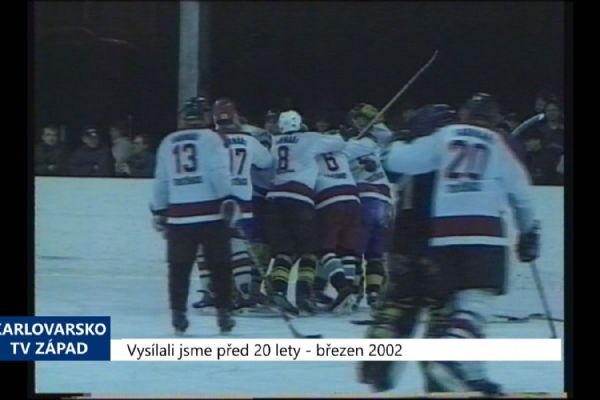2002 – Cheb: Oblastními přeborníky v hokeji se stali Farmáři (TV Západ)