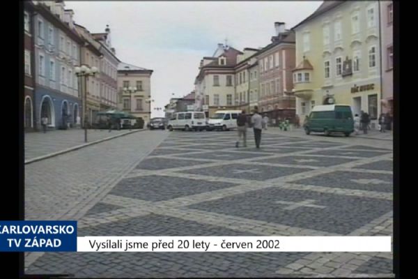 2002 – Cheb: Sobotní trhy v horní části náměstí mají pokračovat (TV Západ)