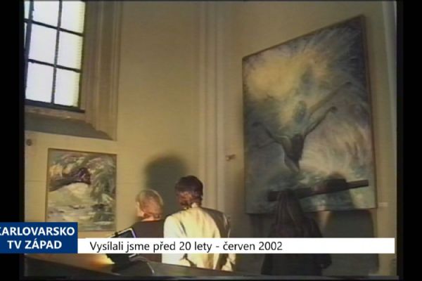 2002 – Cheb: Václav Krob vystavuje v Galerii i kostele (TV Západ)