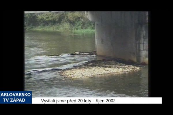 2002 – Sokolov: Město chce po Povodí vyčištění koryt Ohře (TV Západ)