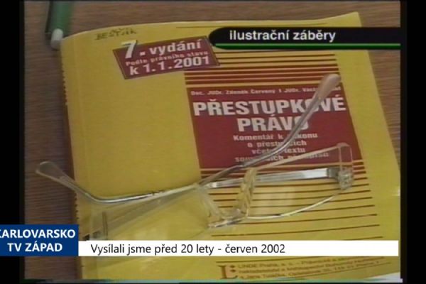 2002 – Sokolov: Počet přestupků obrovsky narostl (TV Západ)