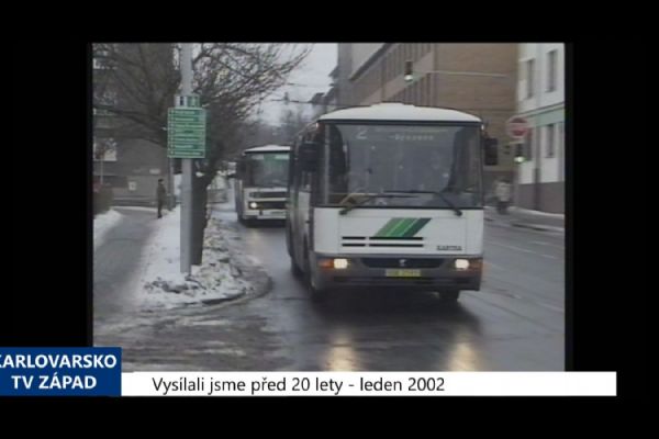 2002 – Sokolov: Příspěvek města na MHD se zvýší na 4 miliony korun (TV Západ)