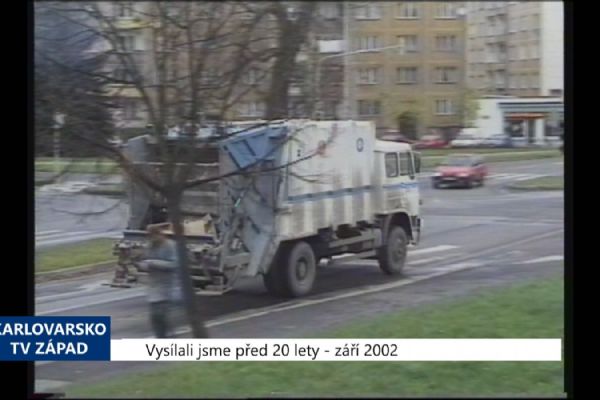 2002 – Sokolov: Systém plateb za svoz odpadu se nebude měnit (TV Západ)