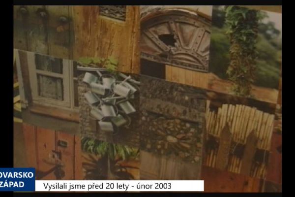 2003 – Cheb: Galerie G4 vystavuje výsledky workshopu v Provence (TV Západ)