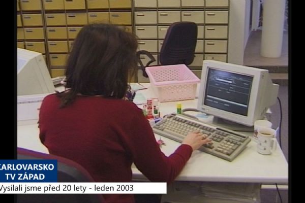 2003 – Cheb: Vybavení nových úředníků vyjde na 14 milionů korun (TV Západ)