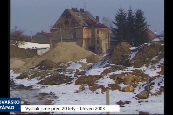 2003 – Sokolov: Další stavební parcely vzniknou na Vítězné (TV Západ)