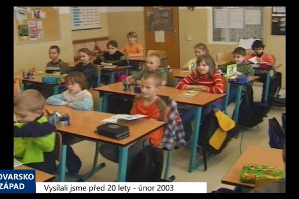 2003 – Sokolov: Děti obdržely druhý díl Ajaxova zápisníku (TV Západ)