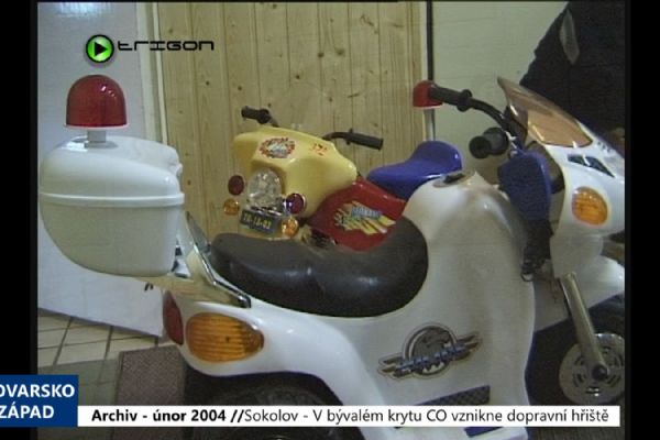 2004 – Sokolov: V bývalém krytu CO vznikne dopravní hřiště (TV Západ)