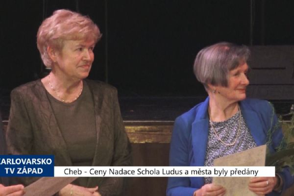Cheb: Ceny Nadace Schola Ludus a města byly předány (TV Západ)