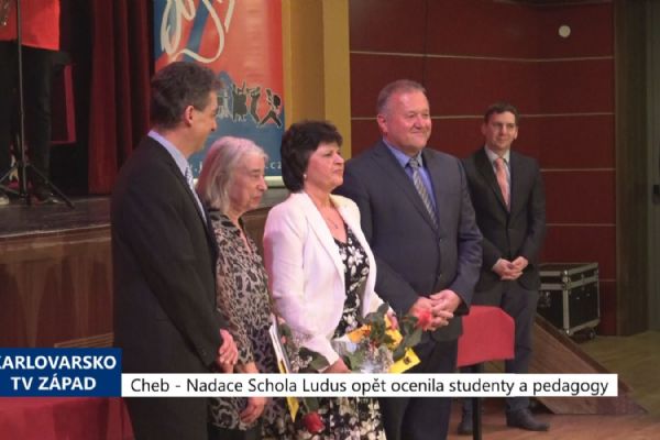 Cheb: Nadace Schola Ludus opět ocenila studenty a pedagogy (TV Západ)