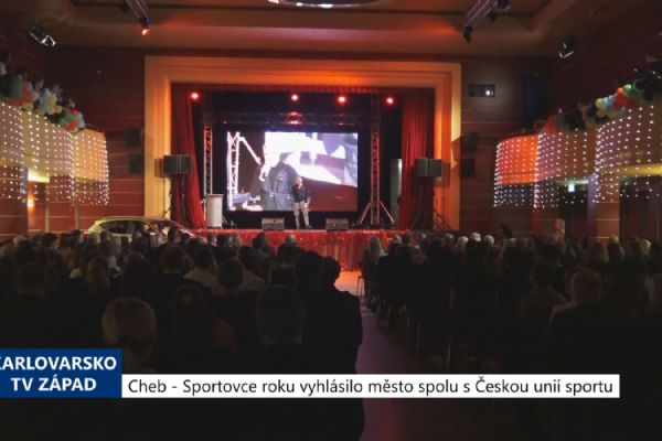 Cheb: Sportovce roku vyhlásilo město spolu s Českou unií sportu (TV Západ)