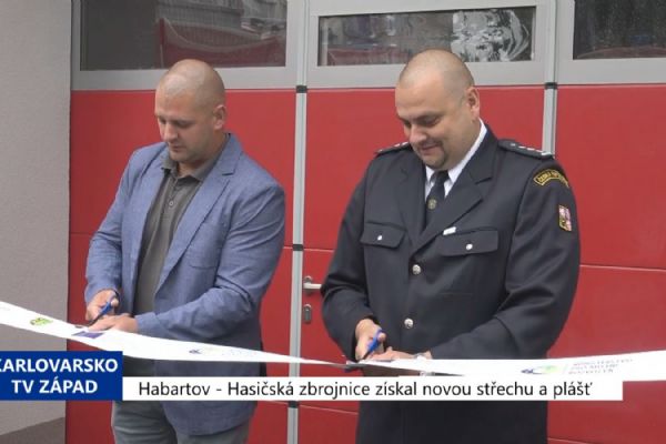 Habartov: Hasičská zbrojnice dostala novou střechu a plášť (TV Západ)