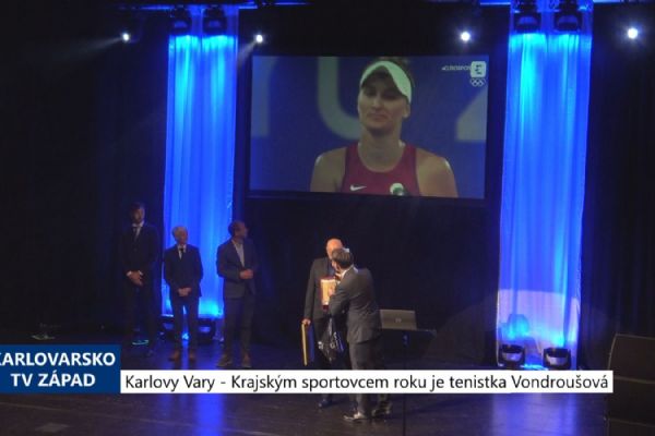 Karlovy Vary: Krajským sportovcem roku je tenistka Vondroušová (TV Západ)