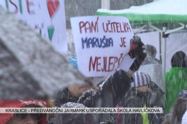 Kraslice: Předvánoční trh uspořádala škola Havlíčkova (TV Západ)