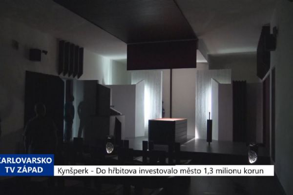 Kynšperk: Do hřbitova investovalo město 1,3 milionu korun (TV Západ)
