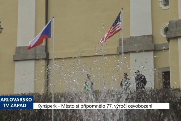 Kynšperk: Město si připomnělo 77. výročí osvobození (TV Západ)