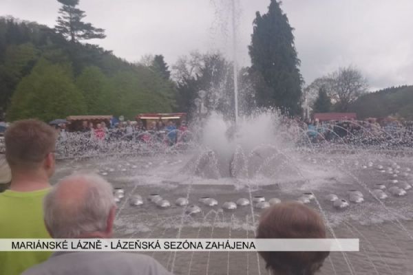 Mariánské Lázně: Lázeňská sezóna zahájena (TV Západ)