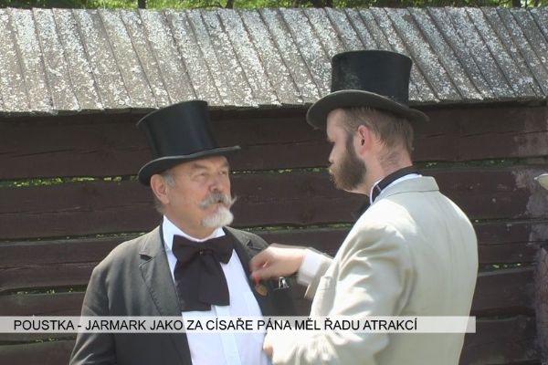 Poustka: Jarmark jako za císaře pána měl řadu atrakcí (TV Západ)