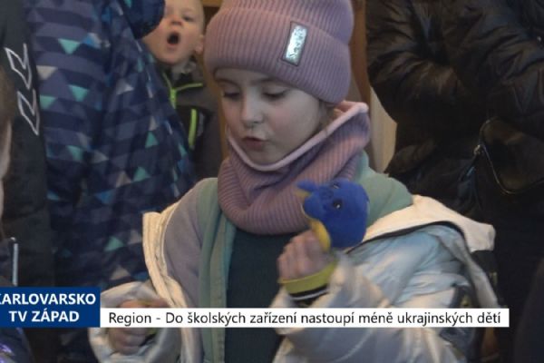 Region: Do školských zařízení nastoupí méně ukrajinských dětí (TV Západ)