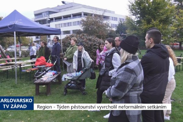Region: Týden pěstounství vyvrcholil neformálním setkáním (TV Západ)