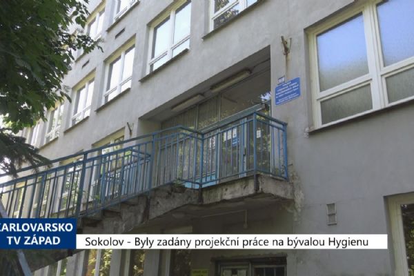 Sokolov: Byly zadány projekční práce na bývalou Hygienu (TV Západ)
