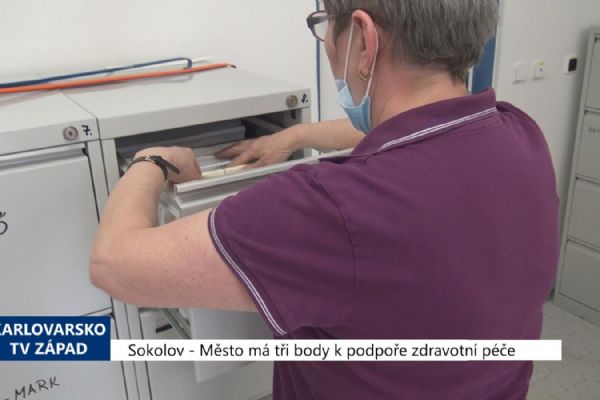 Sokolov: Město má tři body k podpoře lékařské péče (TV Západ)