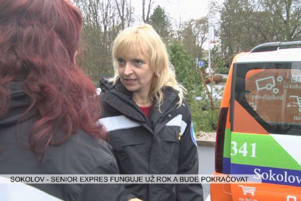 Sokolov: Senior Express funguje rok a bude pokračovat (TV Západ)