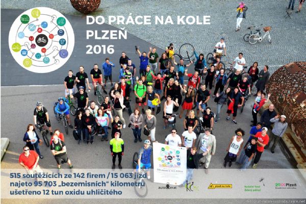 Soutěžní kampaň Do práce na kole v Plzni zná své vítěze