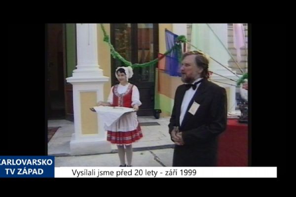 1999 - Cheb: Na 10. ročníku Divadla jednoho herce účinkovali čeští umělci (TV Západ)