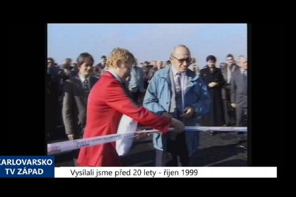 1999 – Cheb: Slavnostní zahájení provozu obchvatu (TV Západ)	