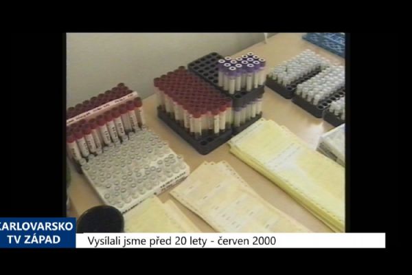 2000 – Cheb: Lékaři z IKEMu zjišťují rizika vzniku cévních onemocnění (TV Západ) 
